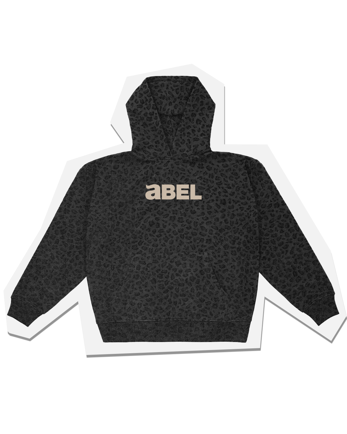 Abel Black Leopard Hoodie
