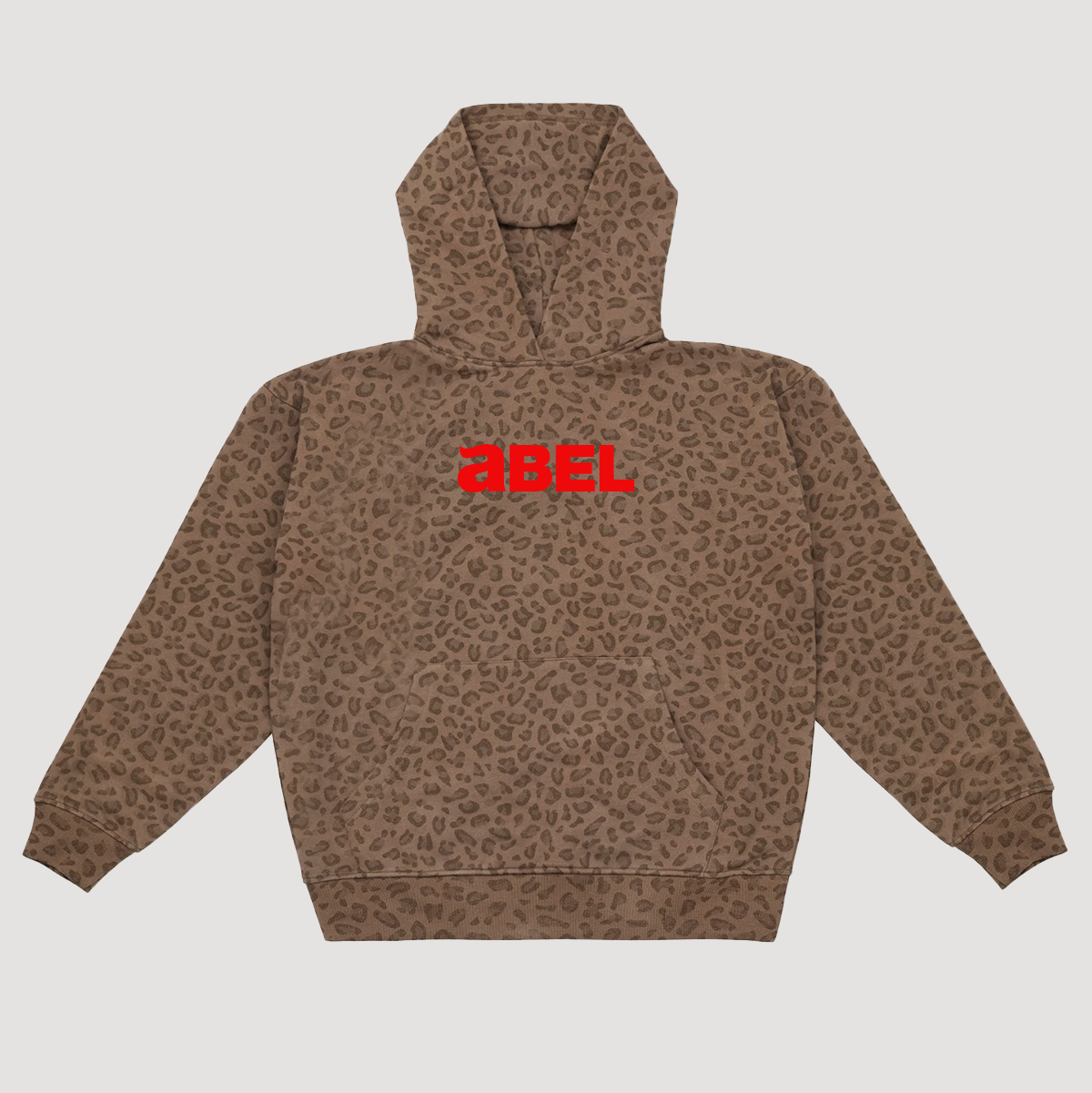 Abel Brown Leopard Hoodie