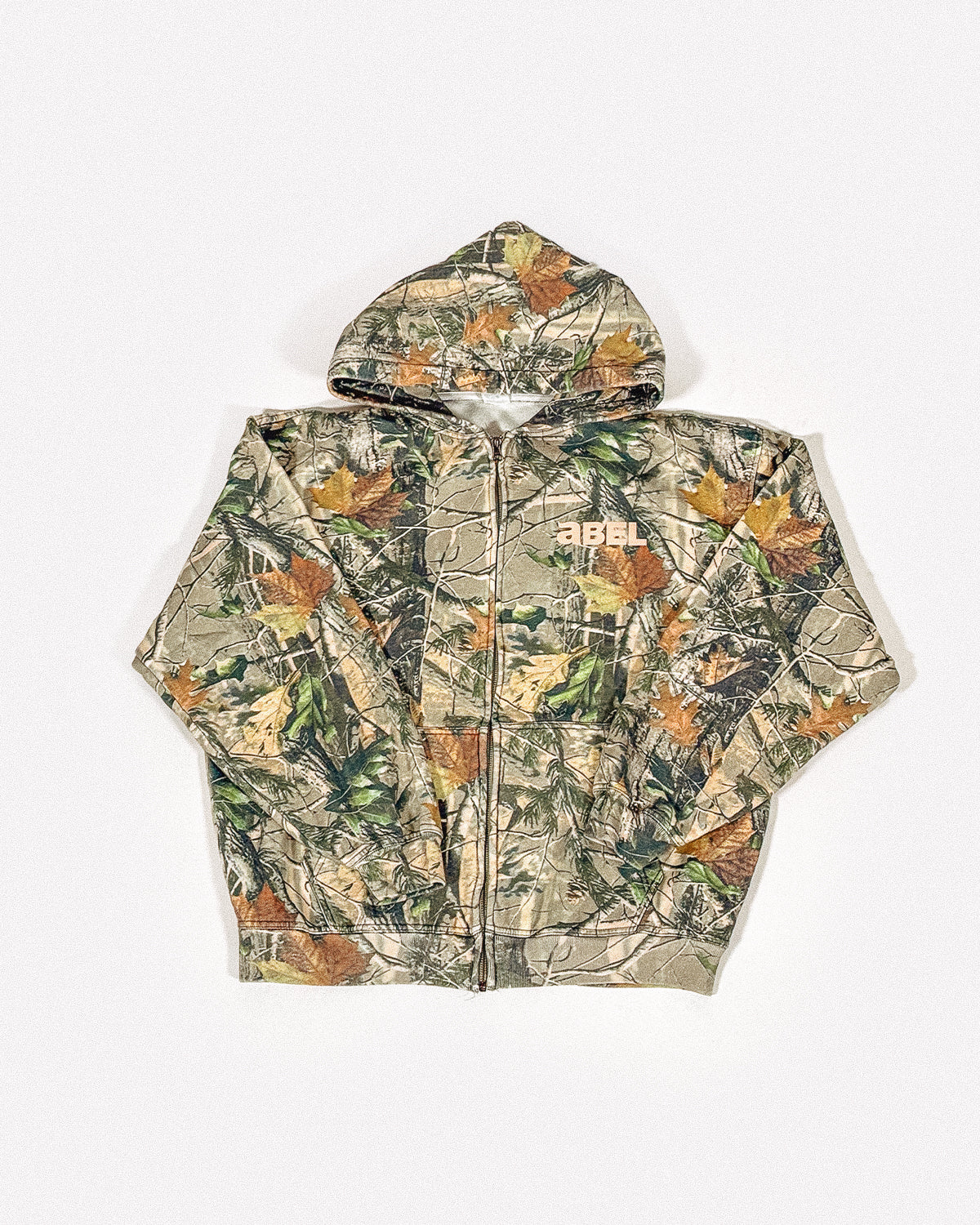 Abel Zip Camo Hoodie