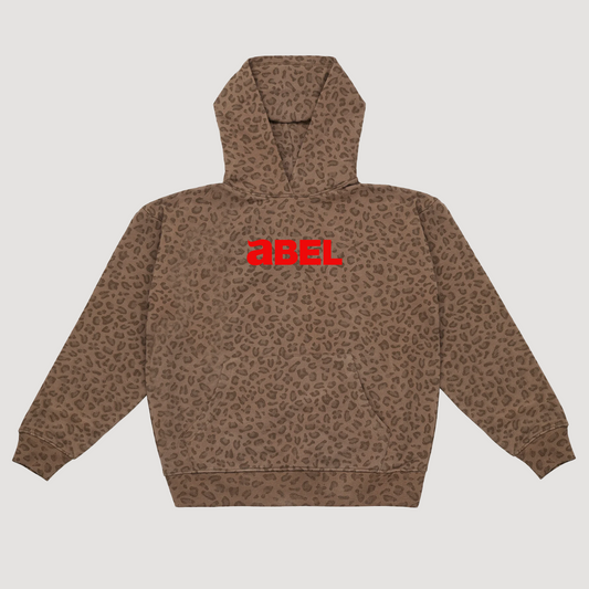Abel Brown Leopard Hoodie